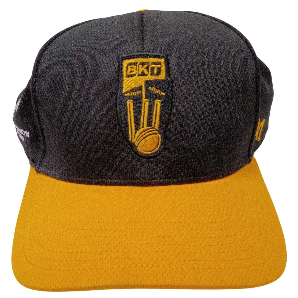 Big Bash League '47 Snapback OSFA BKT Cricket Cap Hat Black Yellow 6 Panel